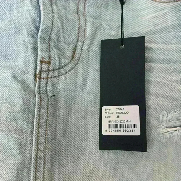 ONE TEASPOON High Waist 2020 Mini Skirt size 28 style: 21647 Brando NWT - Picture 5 of 11
